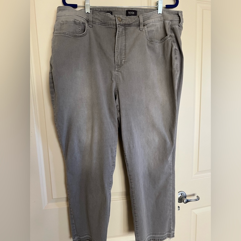 NYDJ Marilyn straight raw hem jean